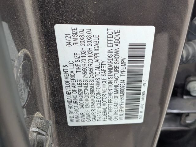 Used 2021 Gray Honda EX-L image 21