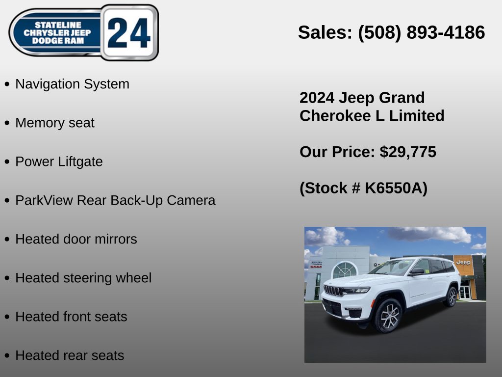 Used 2024 White Jeep Limited image 6