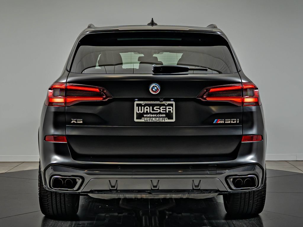 Used 2023 Frozen Black Metallic BMW M50i image 6
