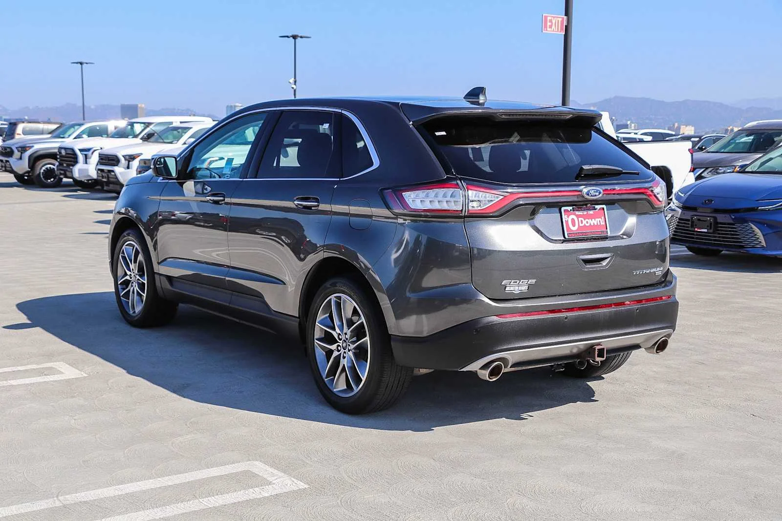 Used 2016 Magnetic Metallic Ford Titanium image 8