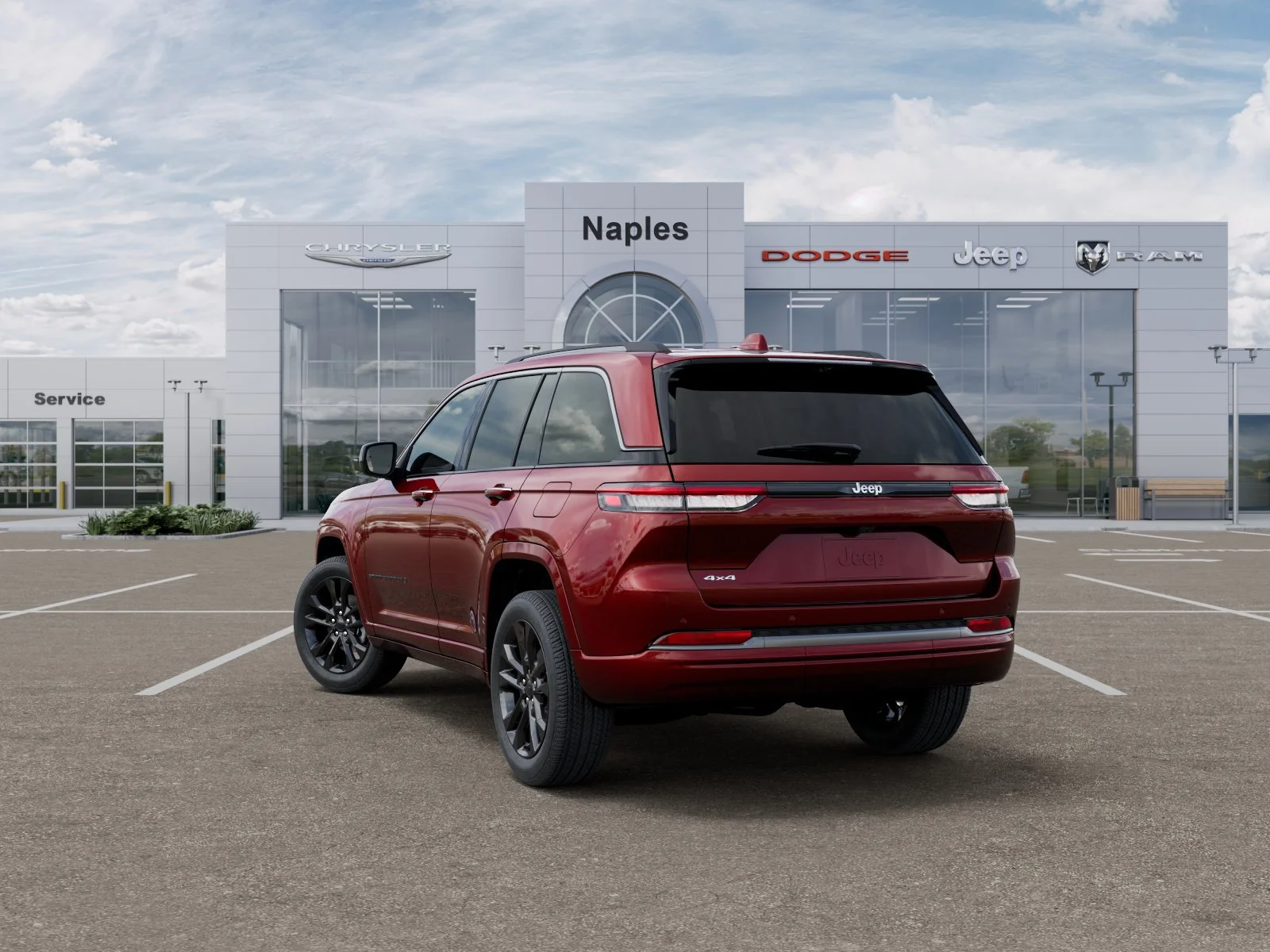 New 2026 Velvet Red Pearl-Coat Exterior Paint Jeep Limited Reserve image 3