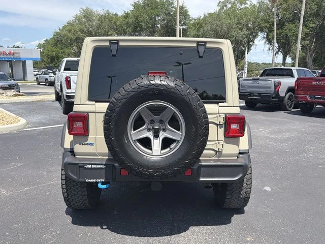 Used 2022 Beige Jeep Unlimited Rubicon 4xe image 5