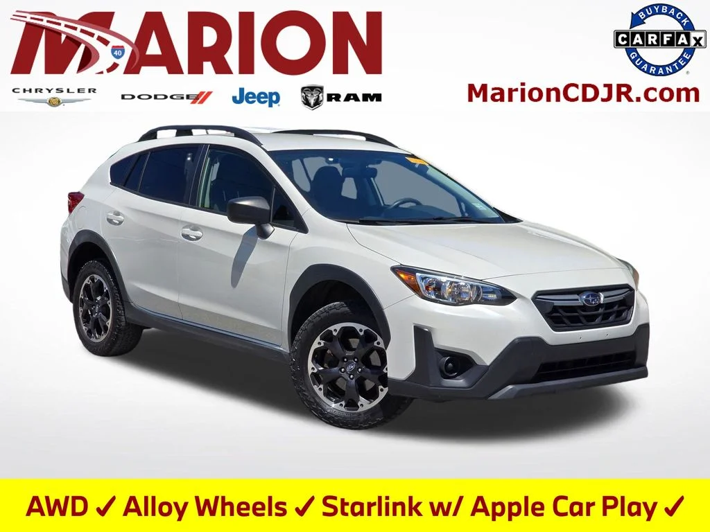 Used 2021 White Subaru Base image 1
