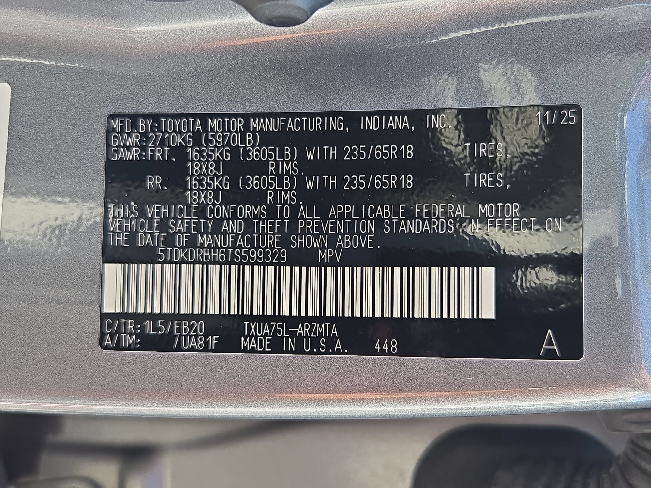 Used 2026 Heavy Metal Toyota XLE image 25