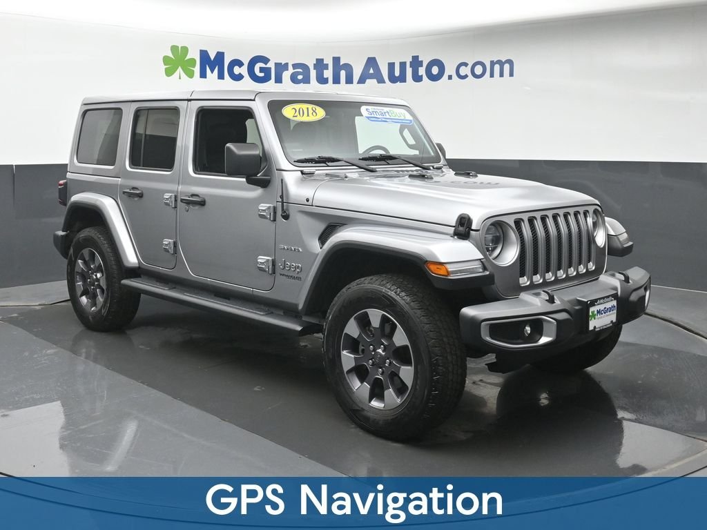 Pre-Owned 2018 Jeep Wrangler Unlimited Sahara 4D Sport Utility in