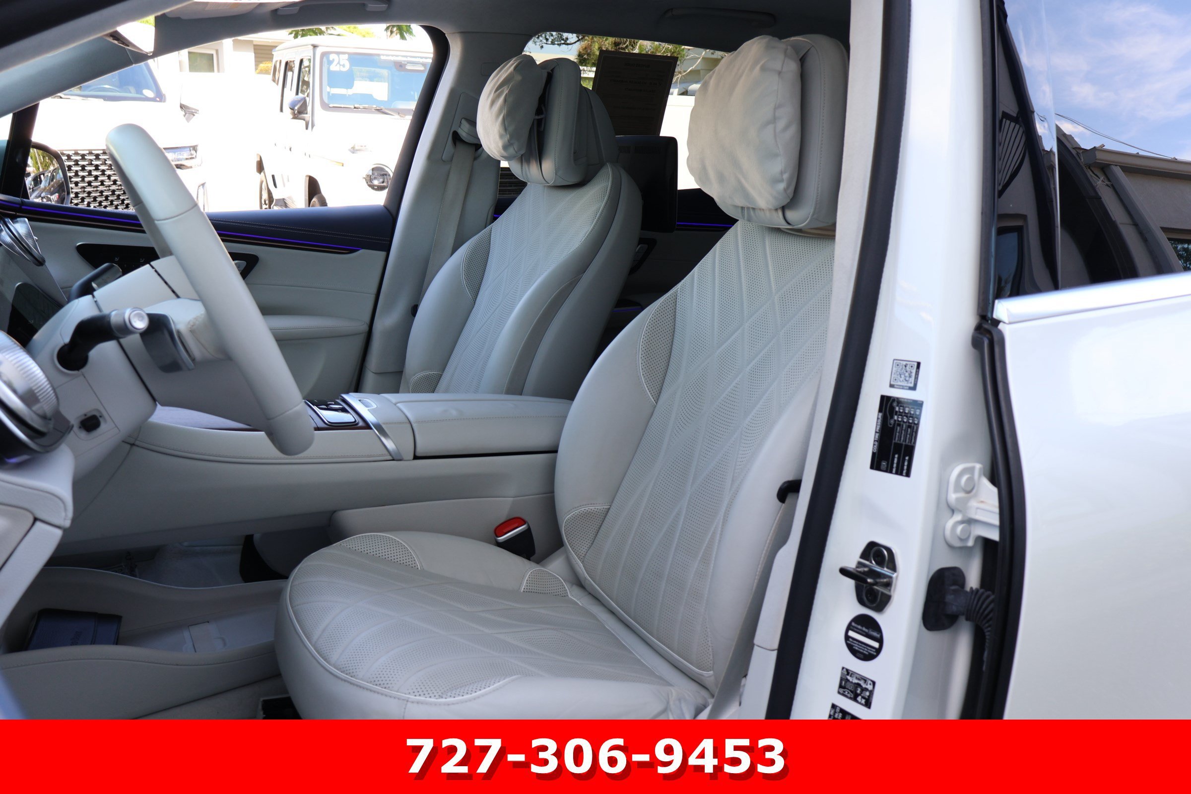 Certified 2023 Mercedes-Benz EQS SUV Base with VIN 4JGDM4EB4PA019125 for sale in Clearwater, FL