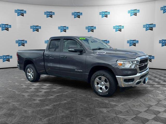 Used 2021 Granite Crystal Metallic Clearcoat RAM BIG HORN image 7