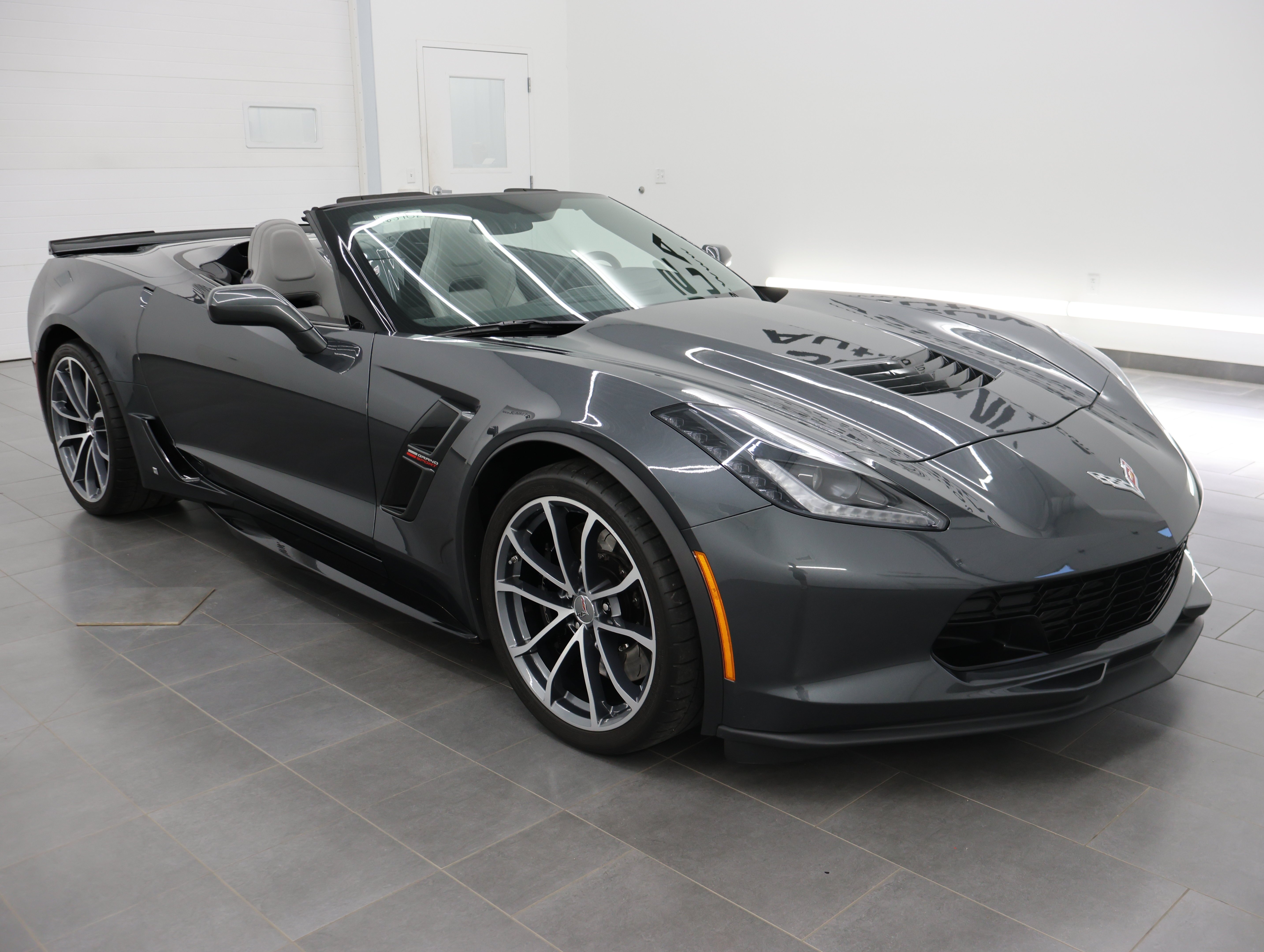 Used 2017 Watkins Glen Gray Metallic Chevrolet Grand Sport 1LT: GRAND SPORT-1LT-POWER TOP CONVERTIBLE-AUTO-MAGNETIC RIDE-BACKUP CAM image 47