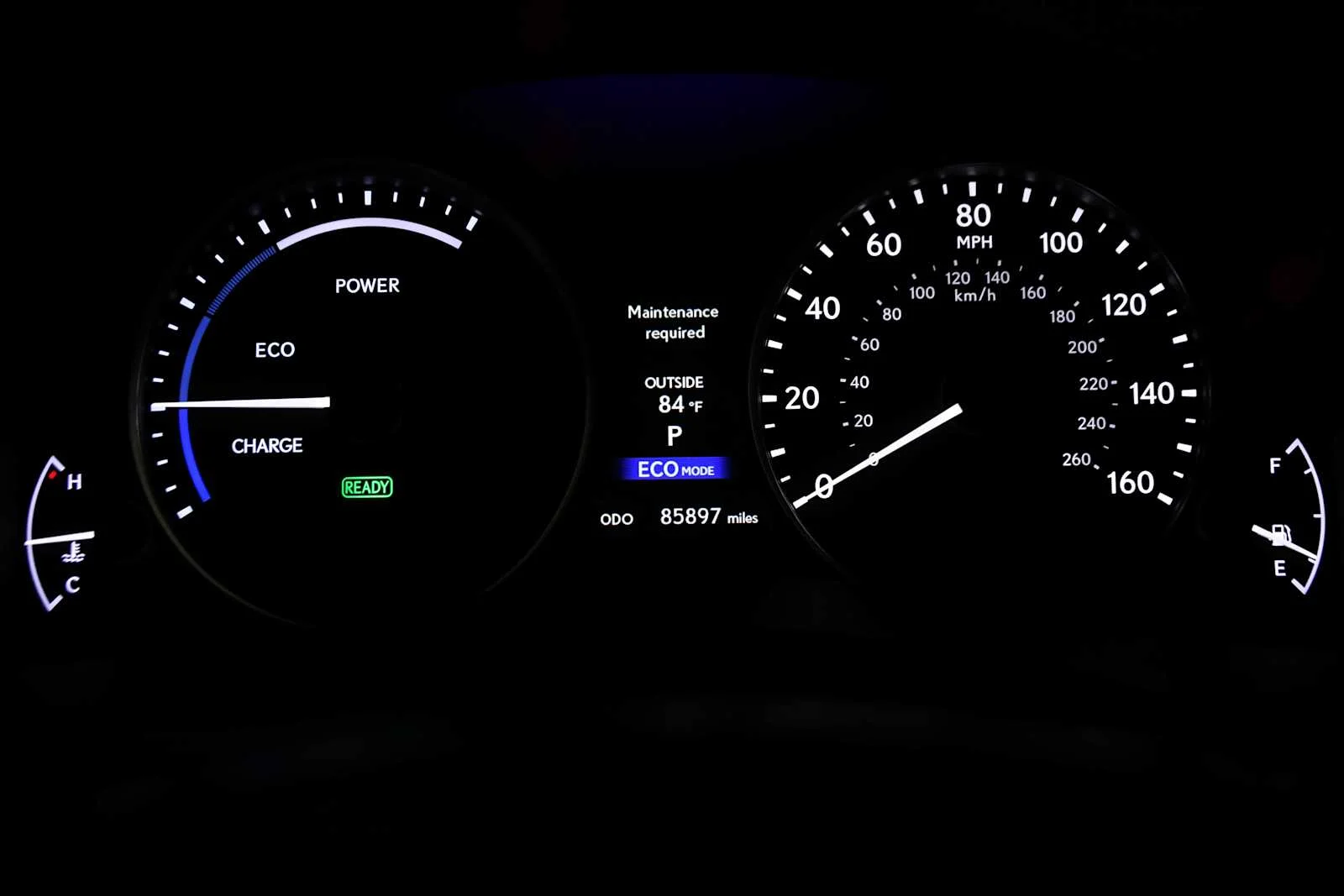 Used 2014 Cerulean Blue Metallic Lexus Hybrid image 23