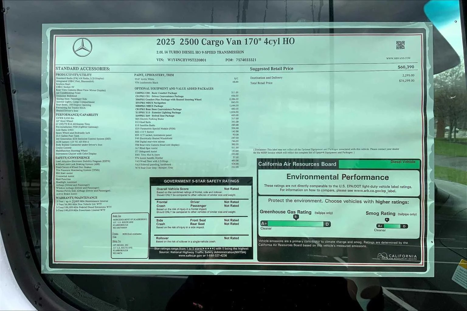 2025 Mercedes-Benz Sprinter Cargo Van Base - Photo 27