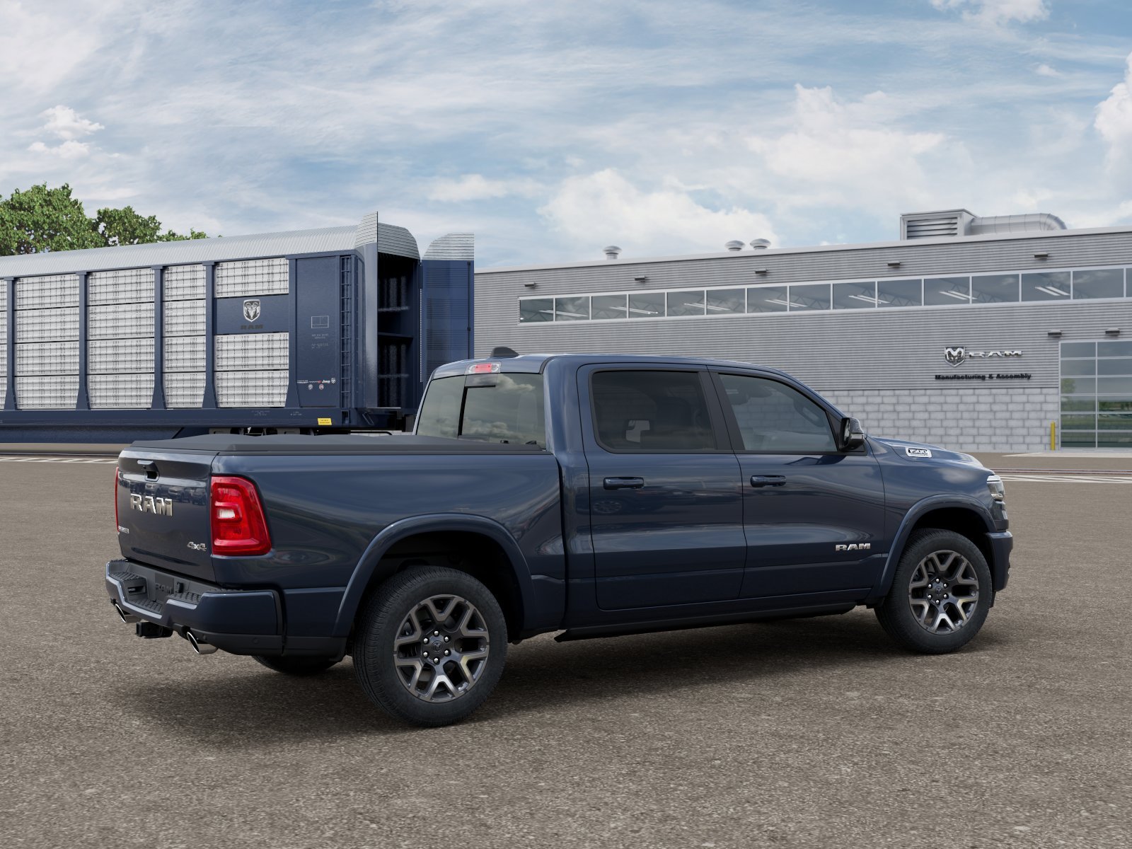 New 2026 Forged Blue Metallic Exterior Paint RAM LARAMIE image 4