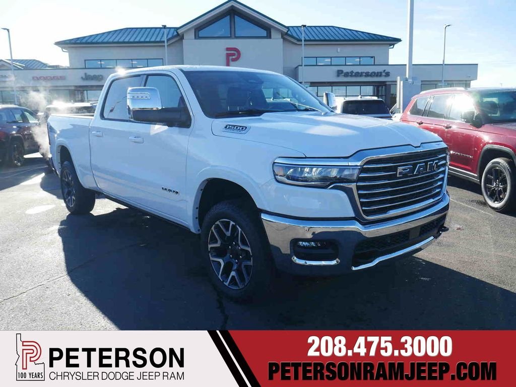 New 2026 Bright White Clear-Coat Exterior Paint RAM LARAMIE image 1