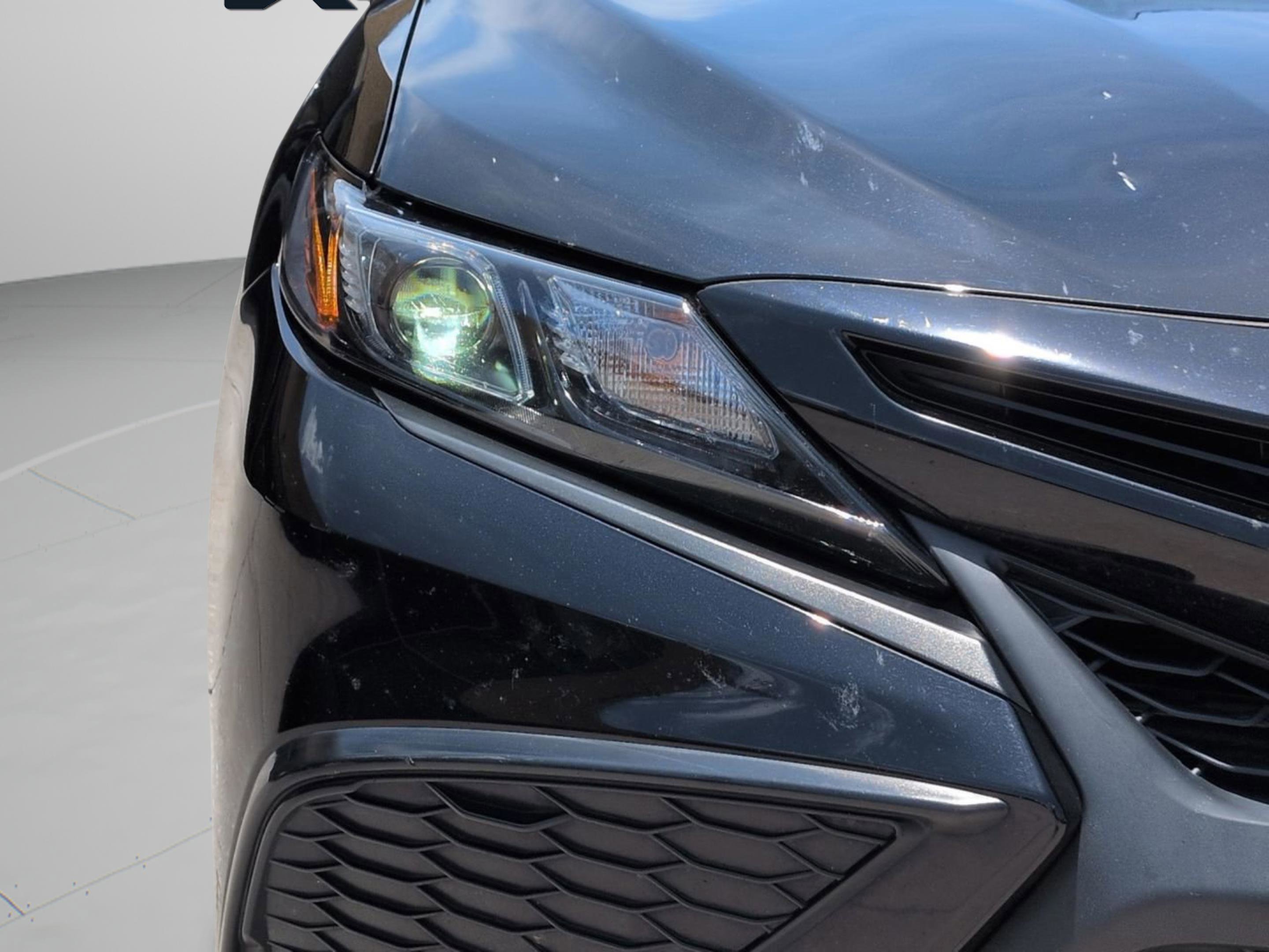 Used 2023 Midnight Black Metallic Toyota SE image 29