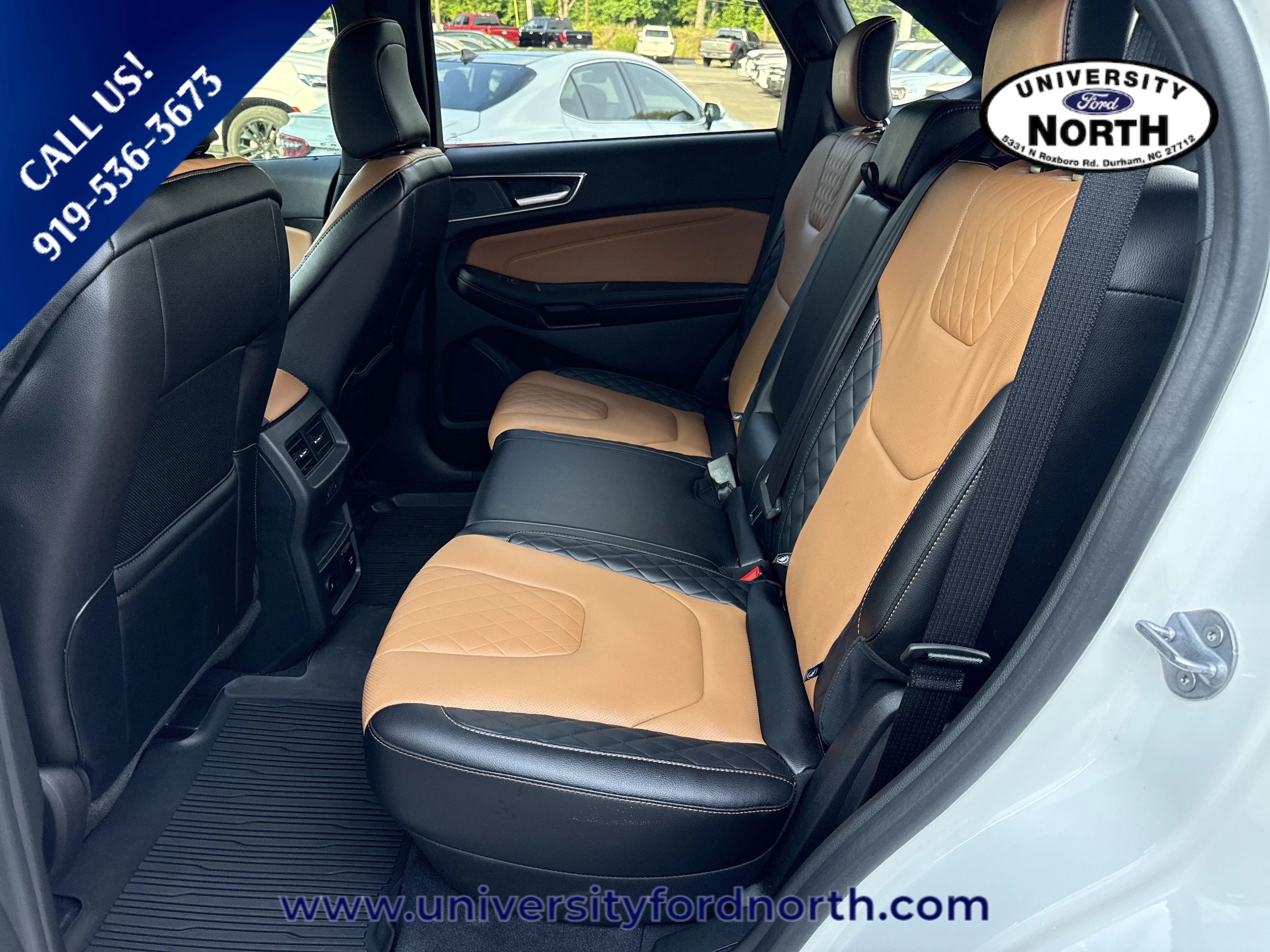 Used 2024 Star White Metallic Tri-Coat Ford Titanium image 35