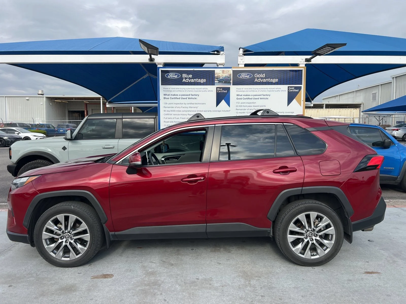 Used 2023 Red Toyota XLE Premium image 1