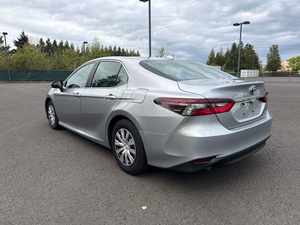 Used 2022 Celestial Silver Metallic Toyota LE image 5