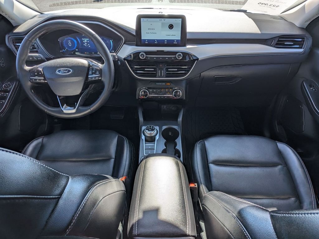 Used 2022 Star White Metallic Tri-Coat Ford SEL image 17
