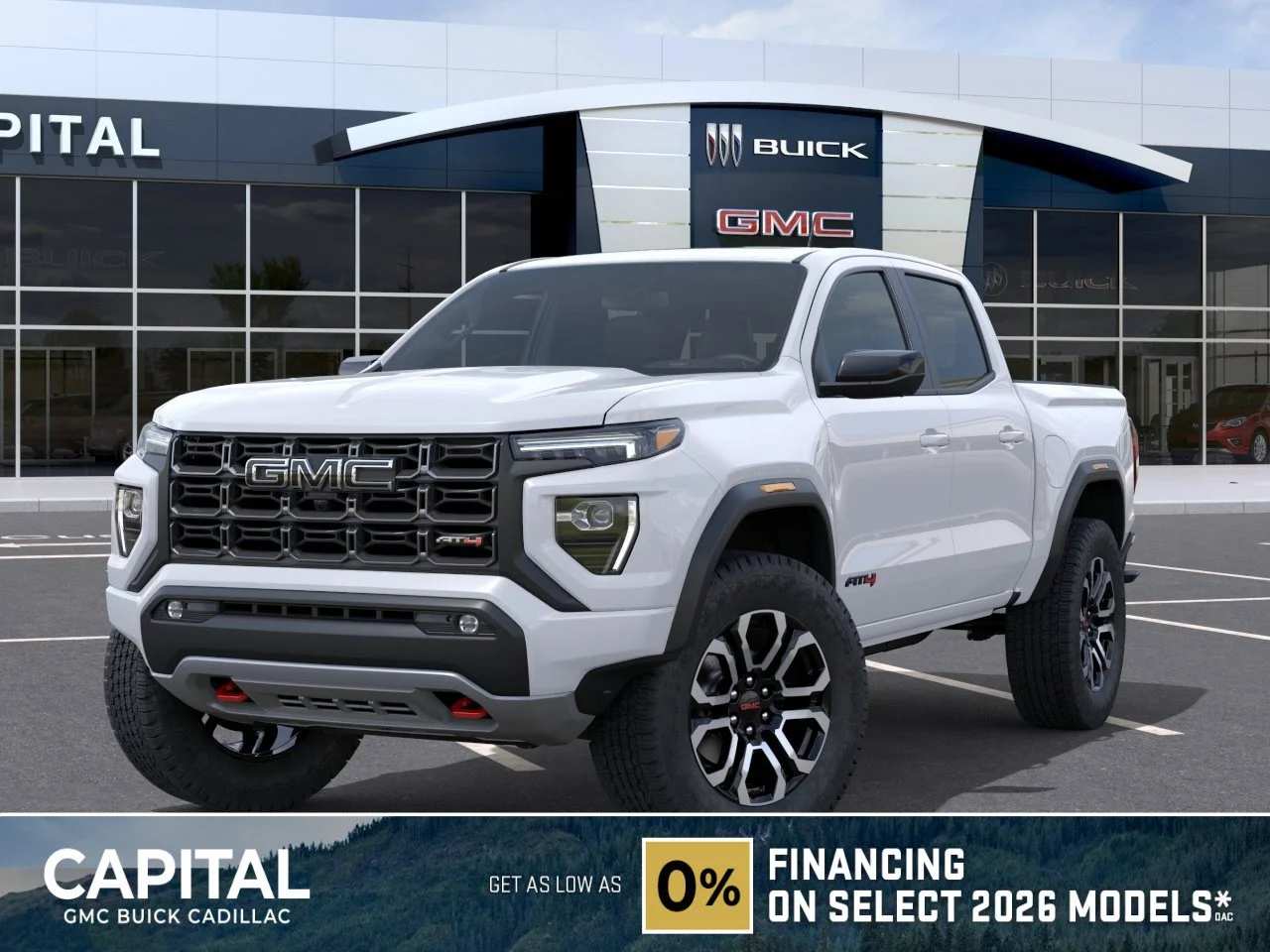 New 2026 Summit White GMC AT4 image 1