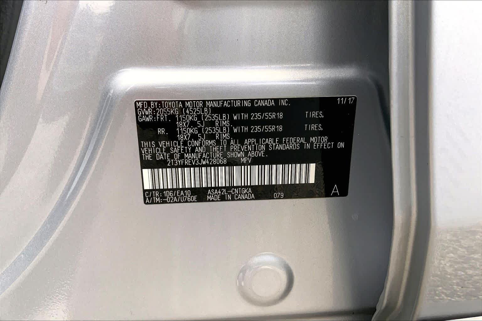 Used 2018 Silver Sky Metallic Toyota Limited image 36