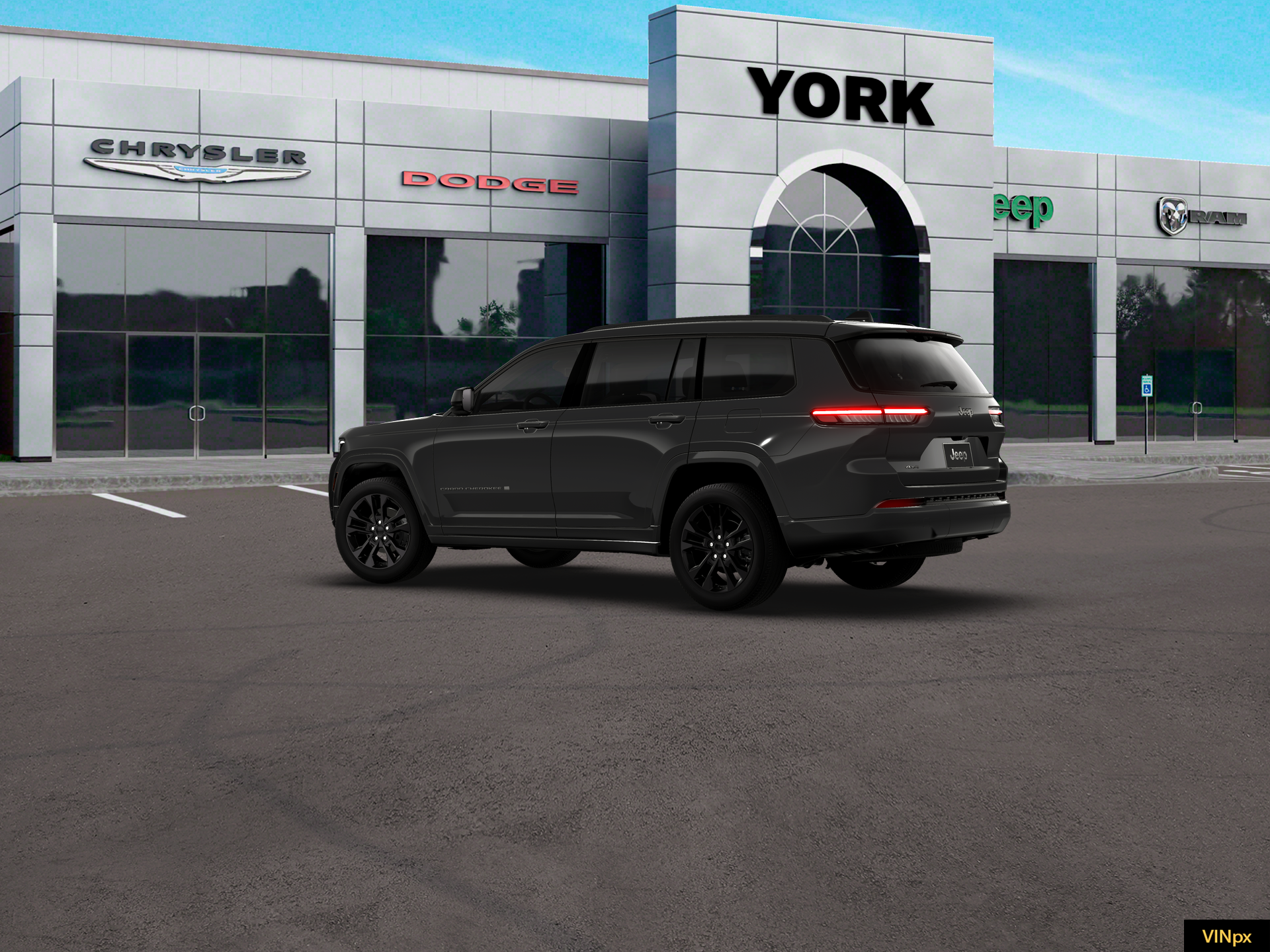 New 2026 Baltic Gray Metallic Clear-Coat Exterior Paint Jeep Limited image 16