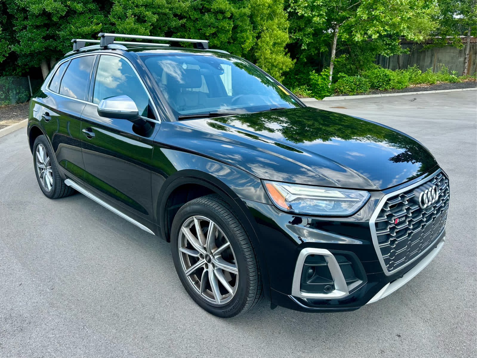 Used 2022 Mythos Black Metallic Audi Premium Plus image 3