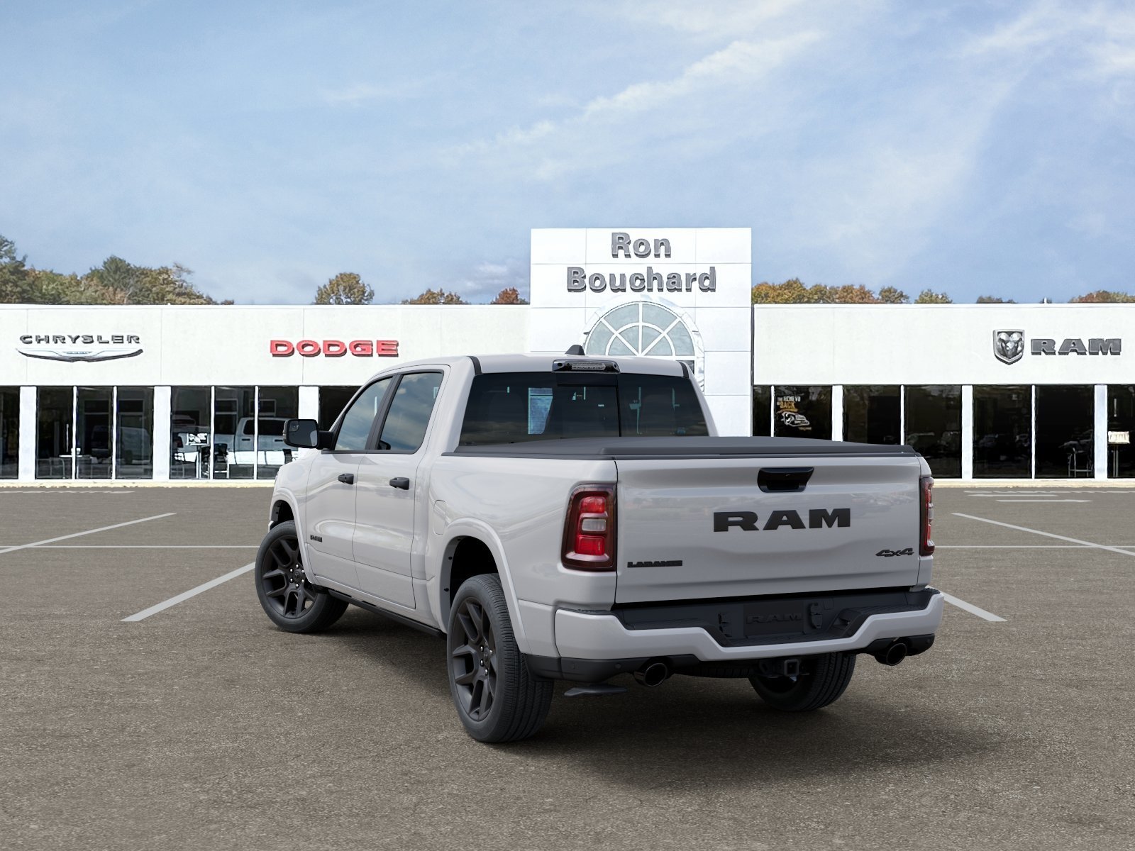 New 2026 Ivory White Tri-Coat Pearl-Coat Exterior Paint RAM Laramie image 3