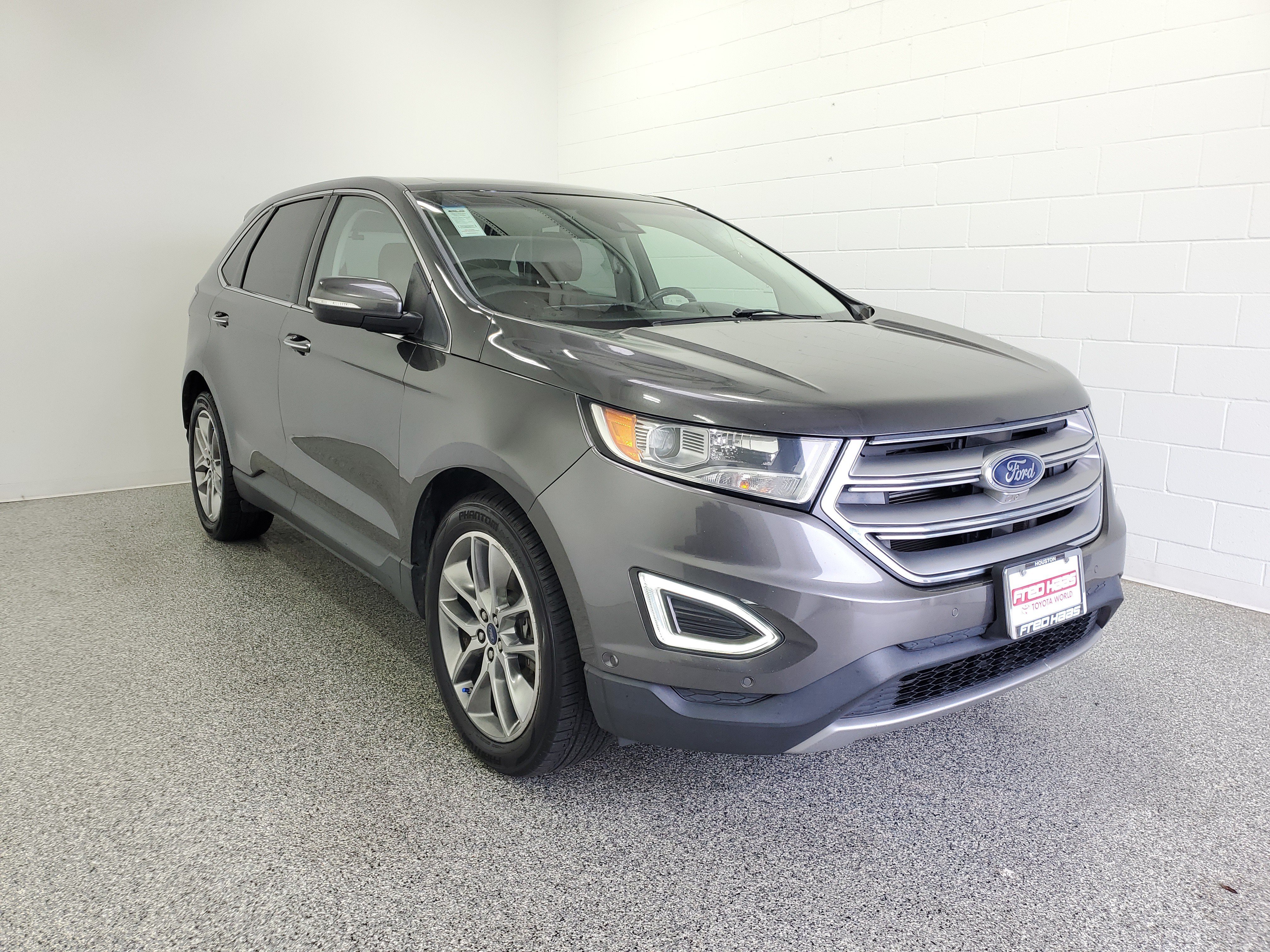 Used 2015 Magnetic Metallic Ford Titanium image 3