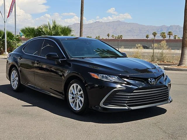 Used 2023 Midnight Black Metallic Toyota LE image 5