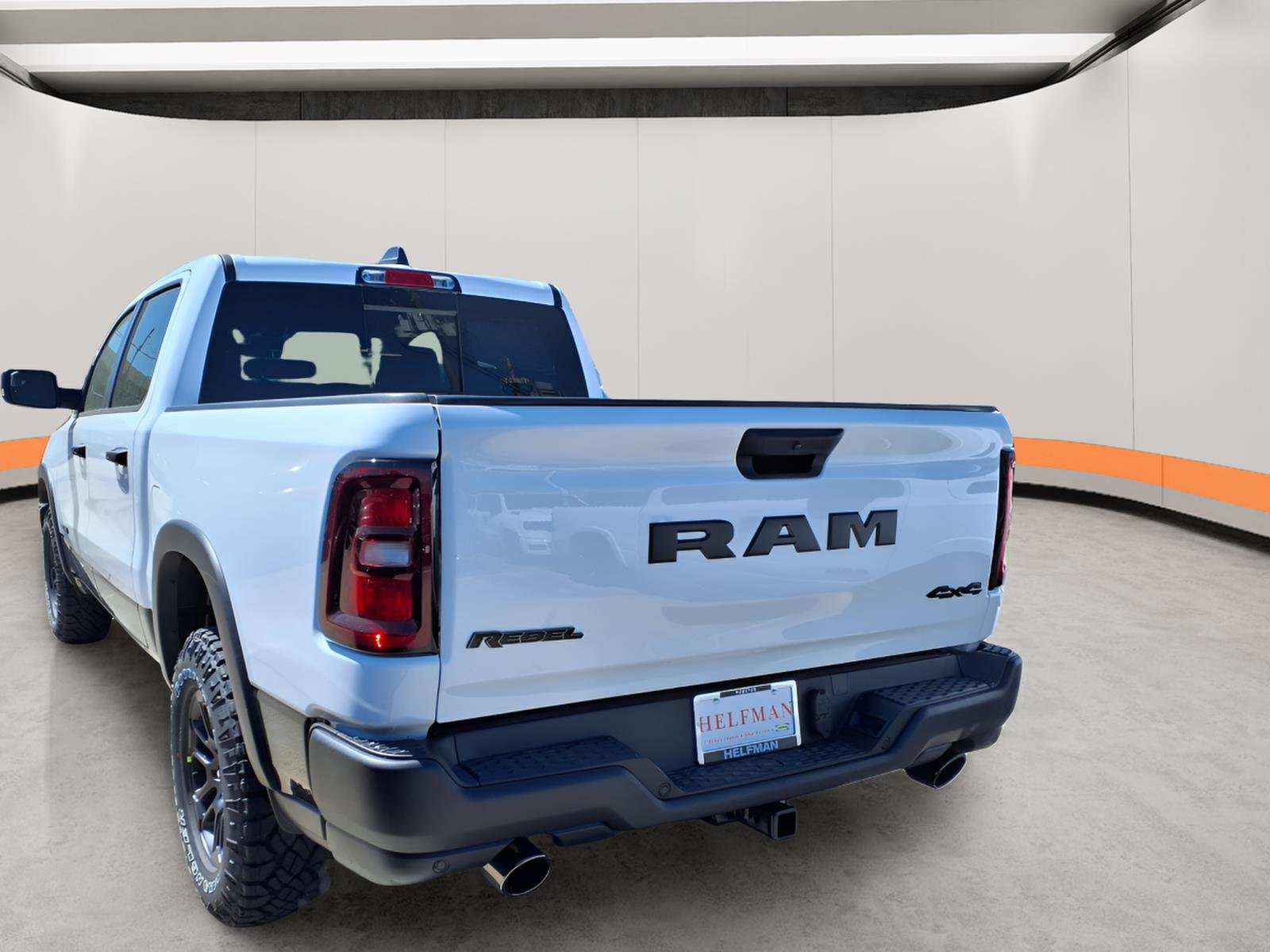 New 2026 Bright White Clear-Coat Exterior Paint RAM Rebel image 6
