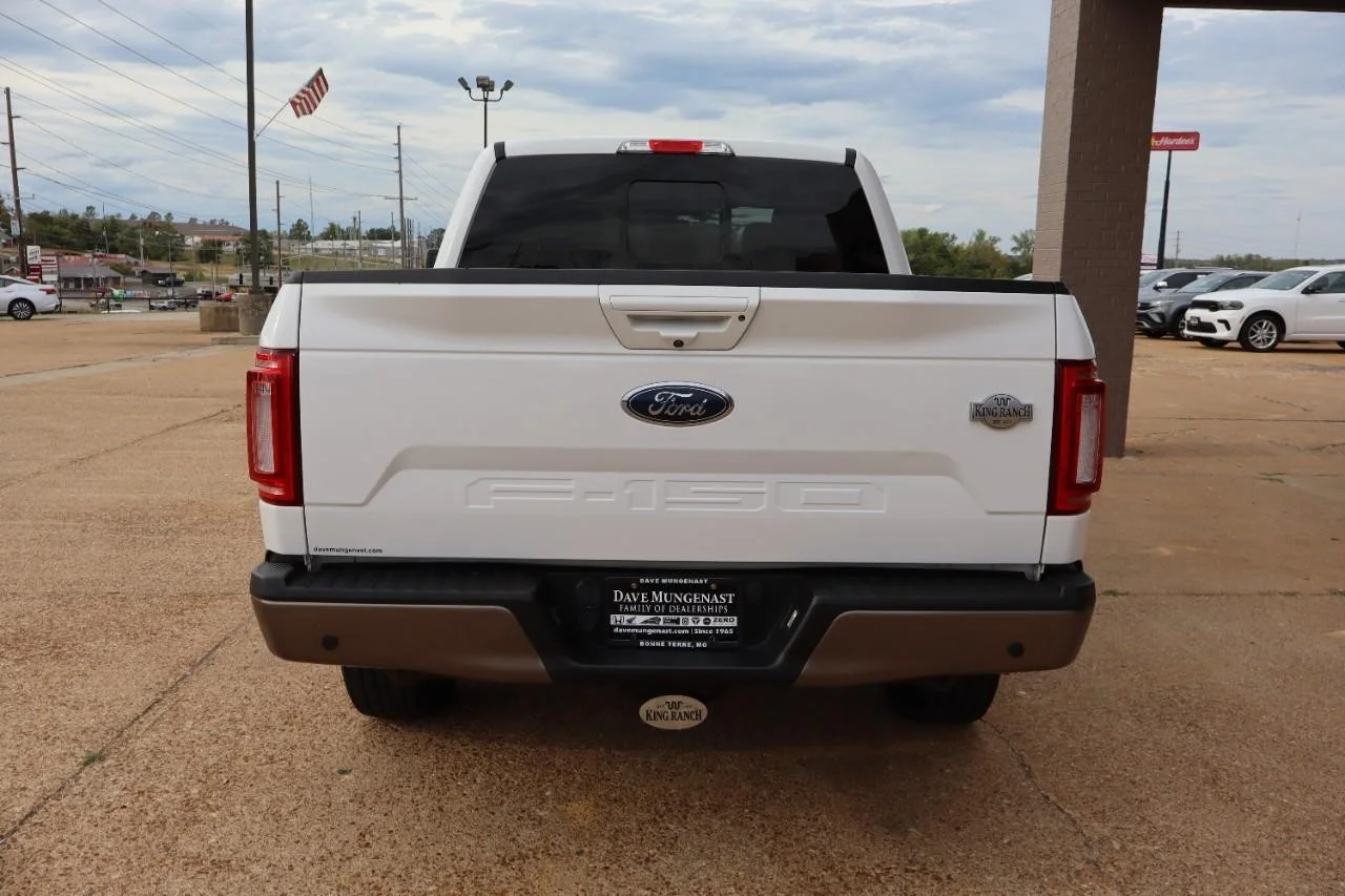 Used 2018 White Platinum Metallic Tri-Coat Ford King Ranch image 6
