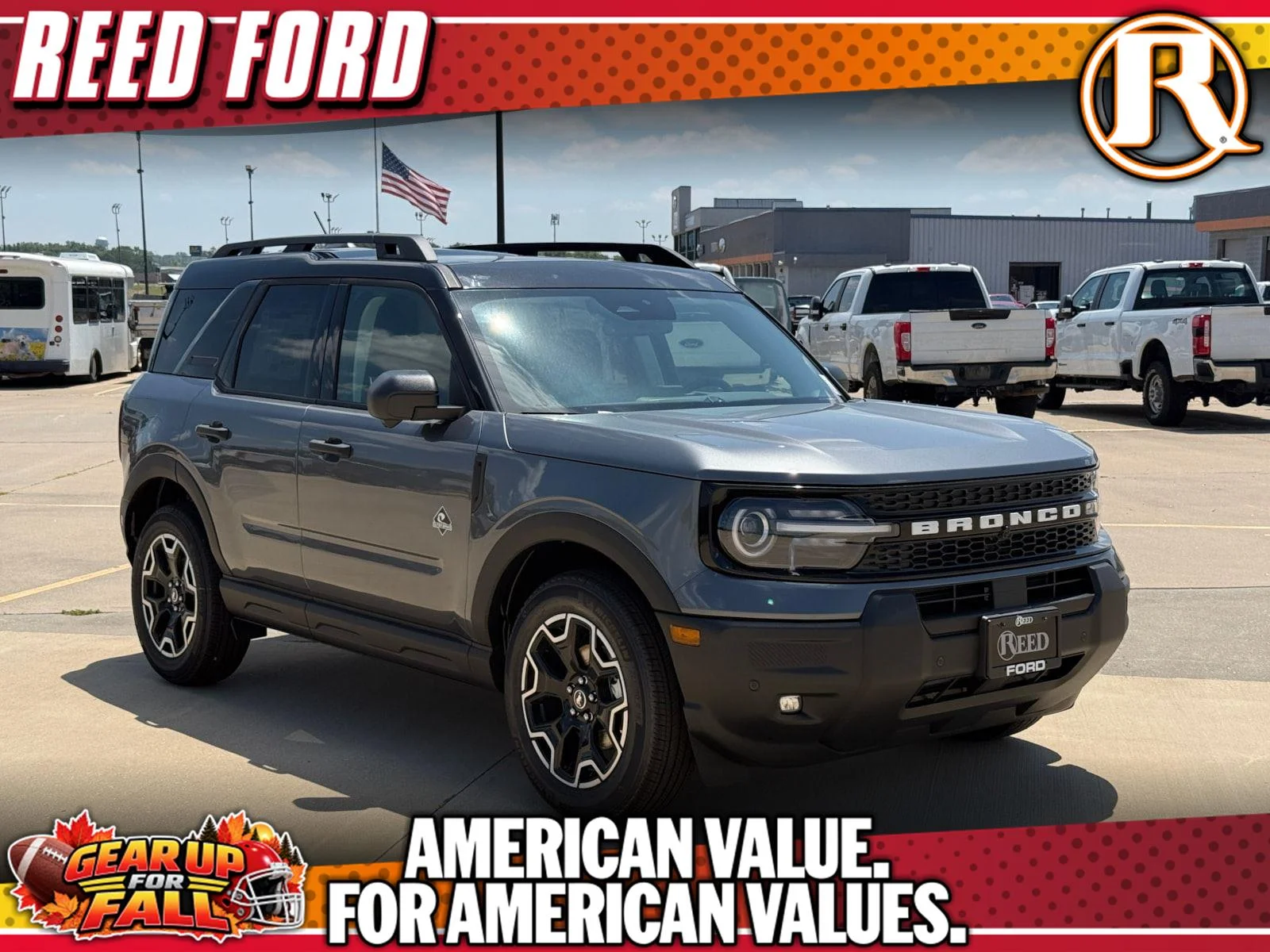 New 2026 Carbonized Gray Metallic Ford Outer Banks® image 1
