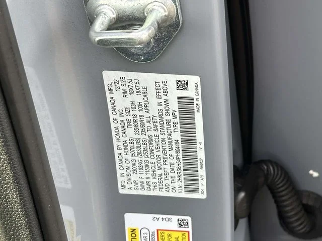 Certified Used 2023 Crystal Black Pearl Honda Sport image 19