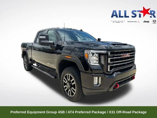 Used 2022 Black GMC AT4 image 1