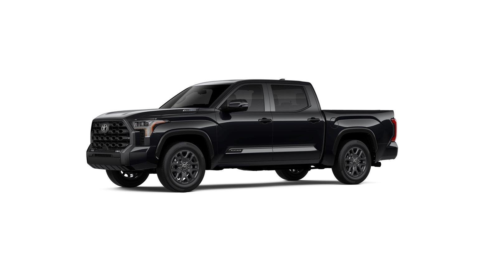 New 2026 Midnight Black Metallic Toyota Tundra Platinum image 2