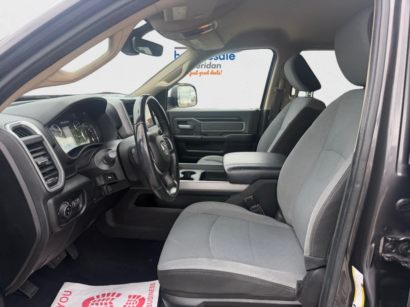 Used 2019 Granite Crystal Metallic Clearcoat Ram Big Horn image 11