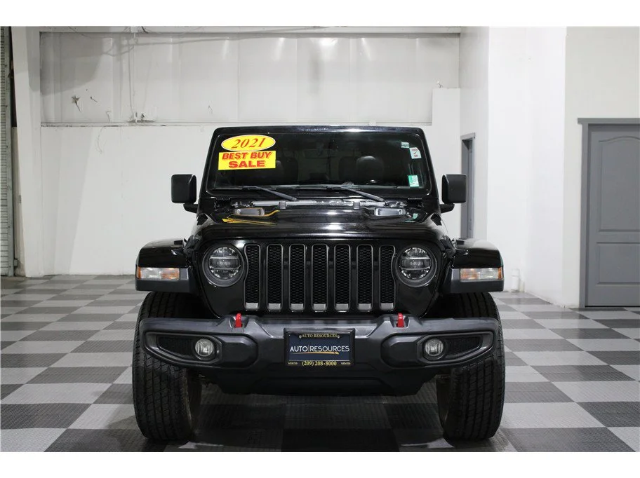 Used 2021 Black Clearcoat Jeep Rubicon image 2
