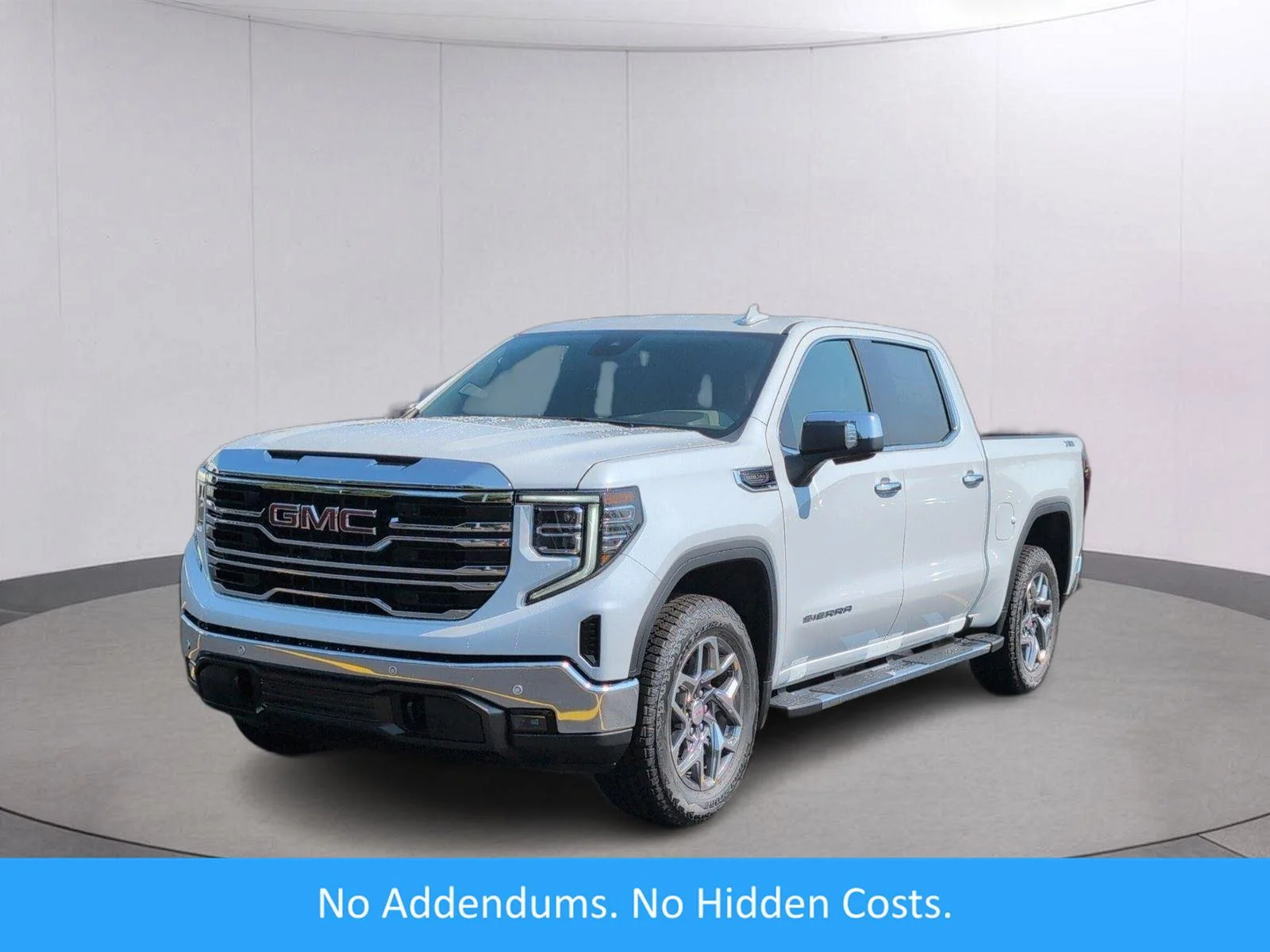 New 2026 Glacier White Tricoat GMC SLT image 1