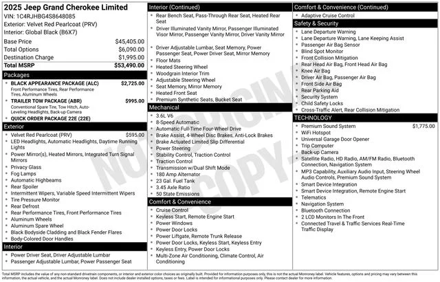 New 2025 Velvet Red Pearl-Coat Exterior Paint Jeep Limited image 15