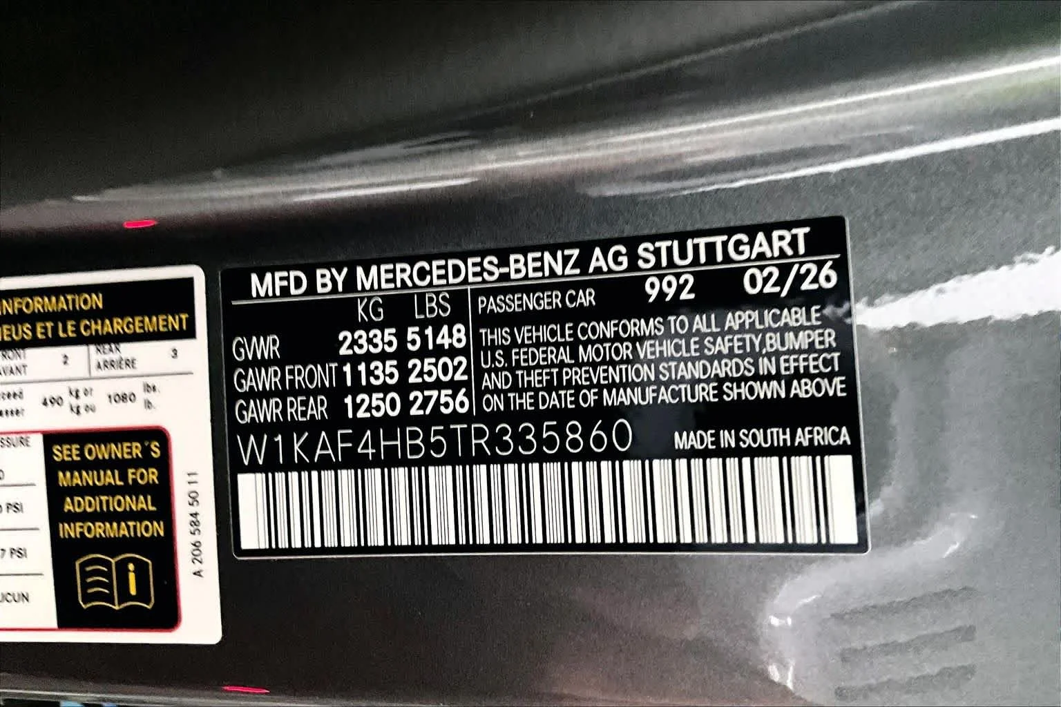 New 2026 Selenite Grey Metallic Mercedes-Benz C 300 image 13