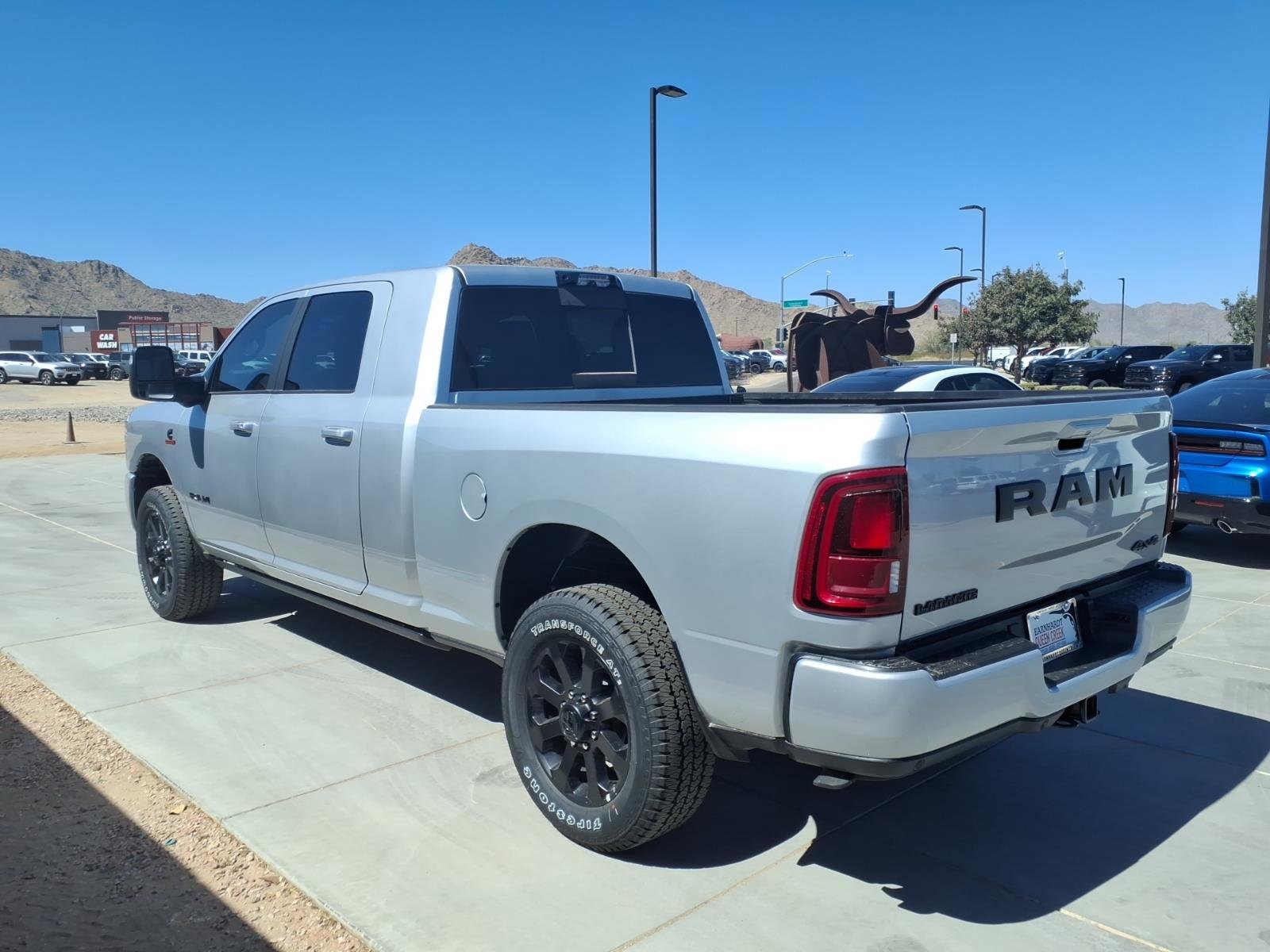 New 2026 Silver-Zynith Exterior Paint RAM Laramie image 3