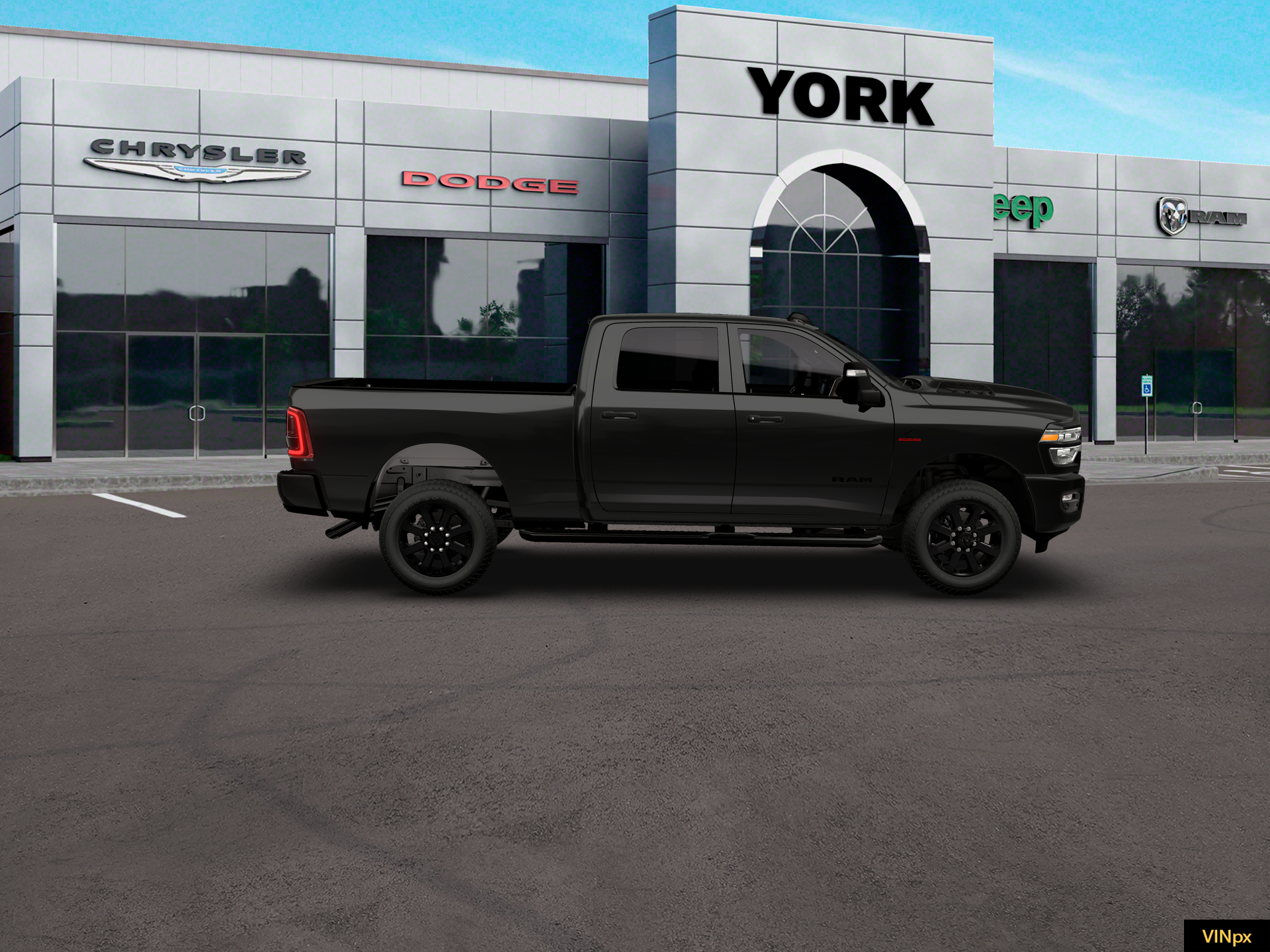 New 2026 Diamond Black Crystal Pearl-Coat Exterior Paint RAM LARAMIE image 21