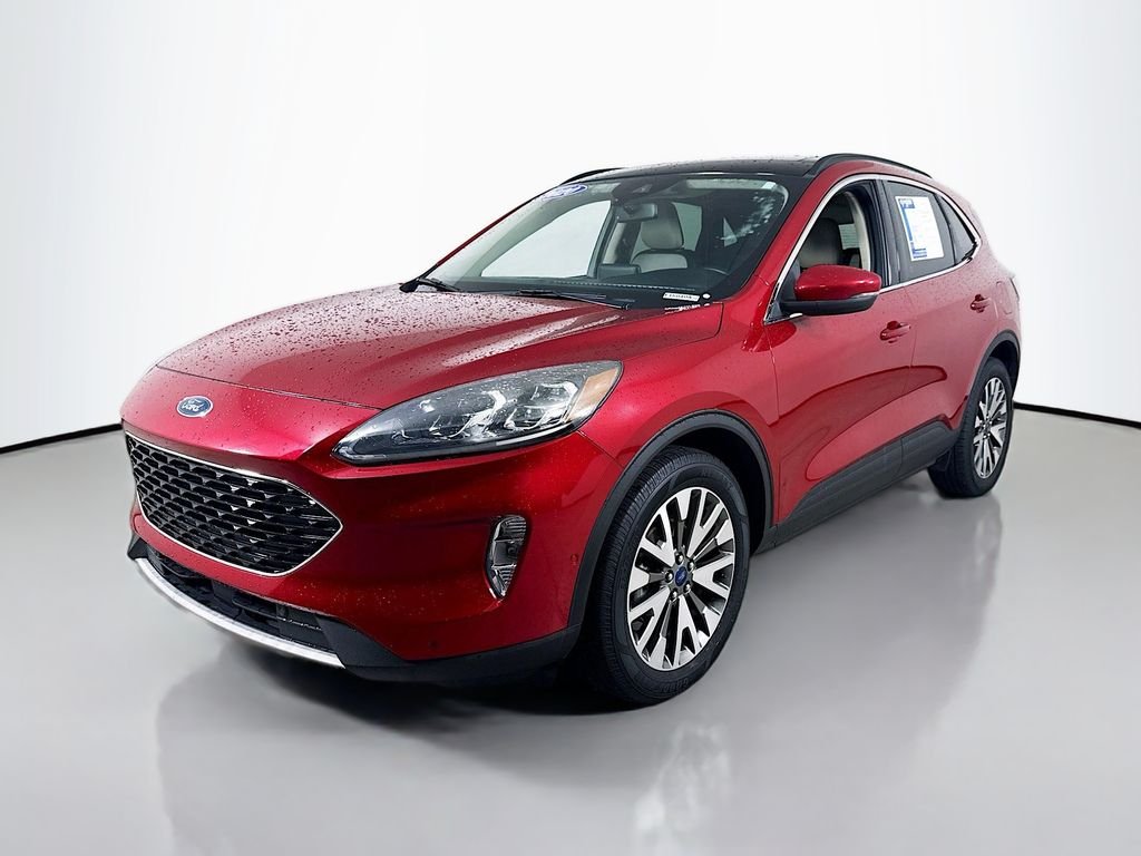 Used 2020 Rapid Red Metallic Tinted Clearcoat Ford Titanium image 8