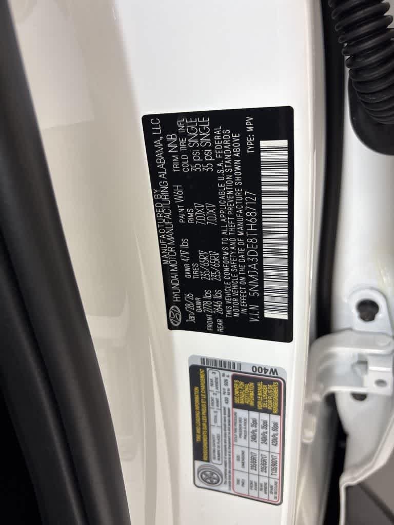 New 2026 Serenity White Pearl Hyundai SE FWD image 8