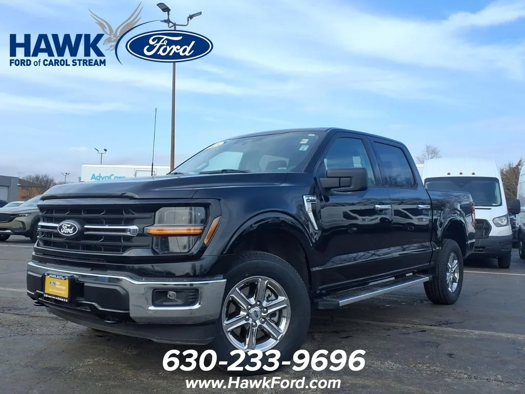 Certified Used 2025 Black Metallic Ford XLT image 3
