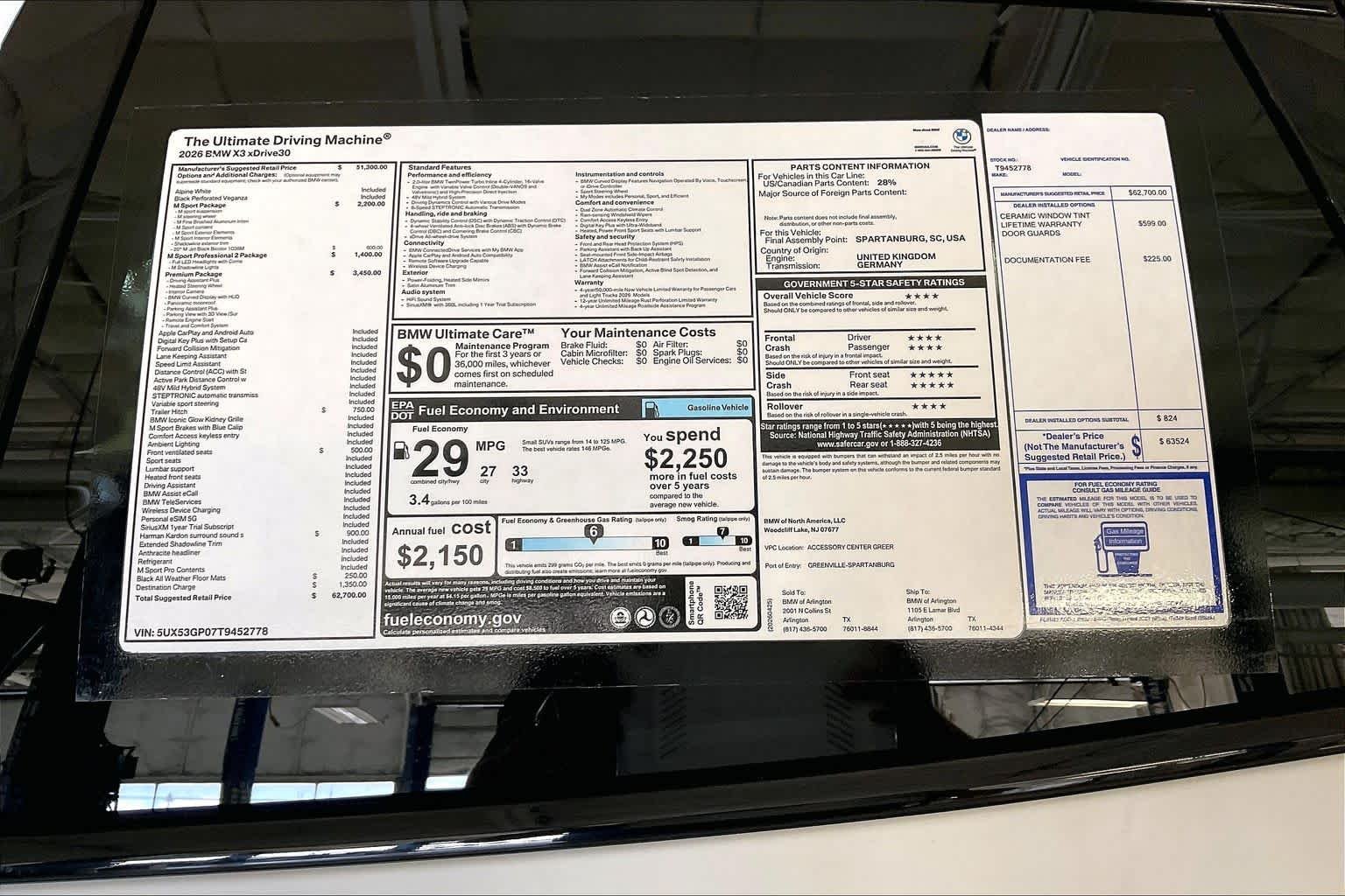 New 2026 Alpine White BMW 30 xDrive image 19