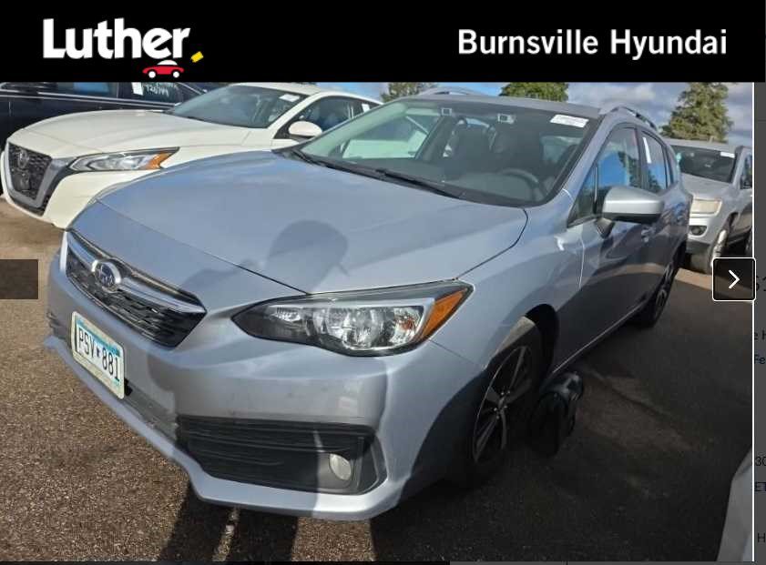 Used 2020 Ice Silver Metallic Subaru Premium image 1