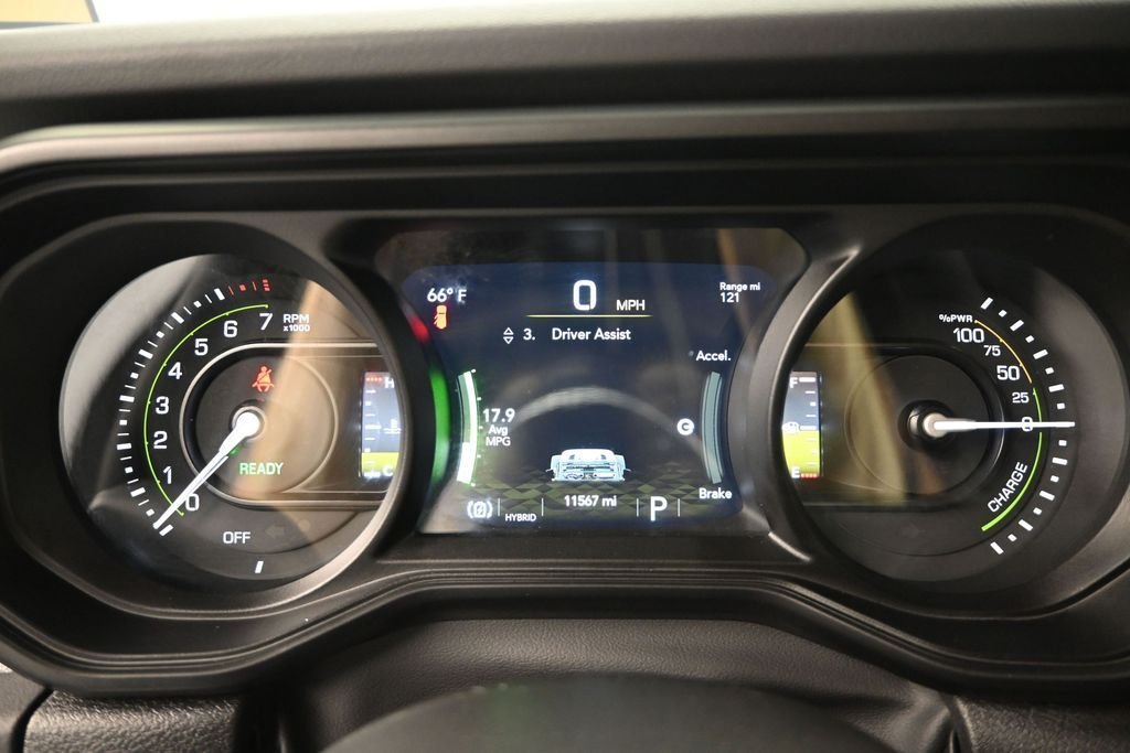 Used 2025 White Jeep Sahara 4xe image 11