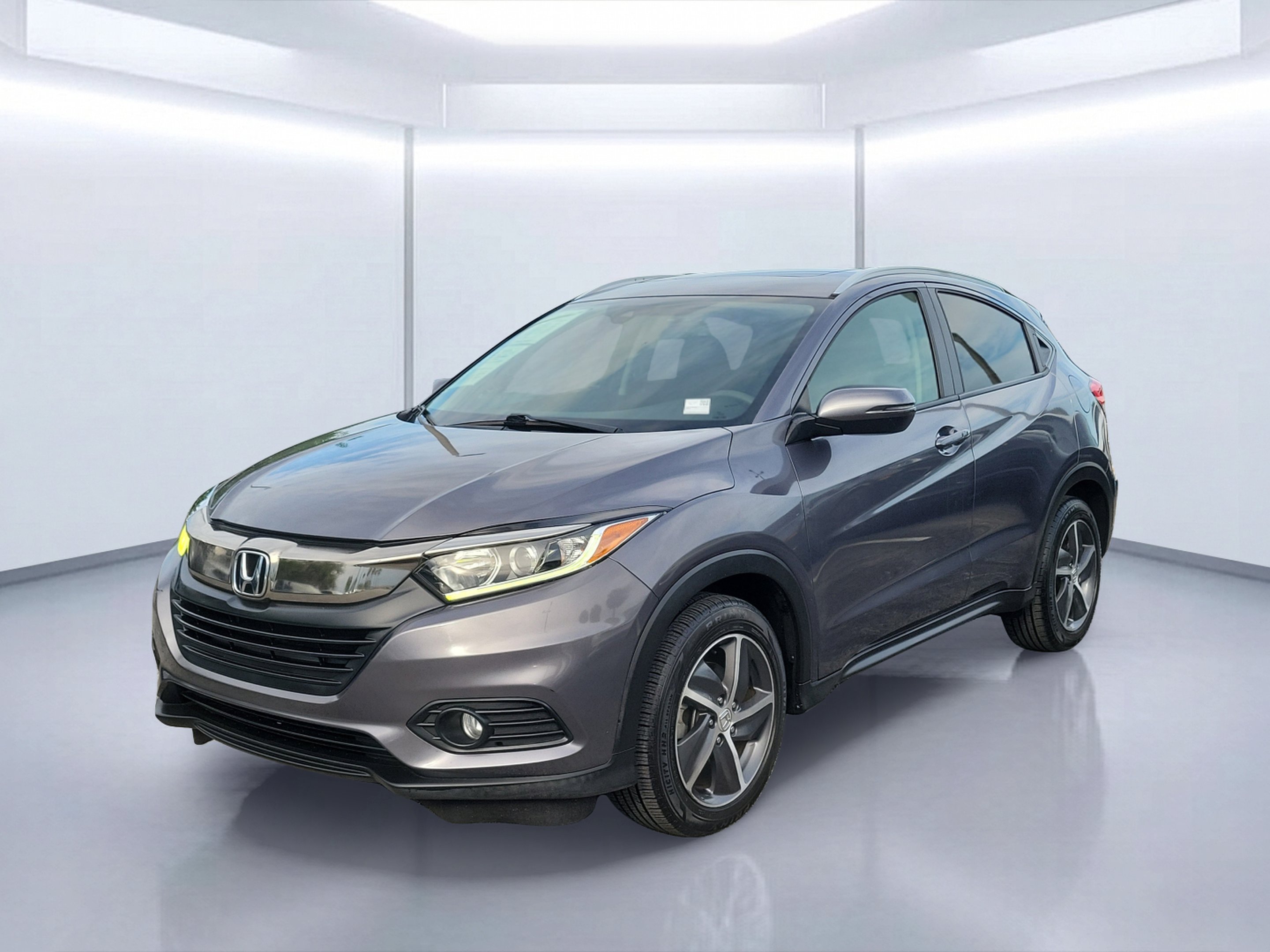 Used 2021 Lunar Silver Metallic Honda EX image 2