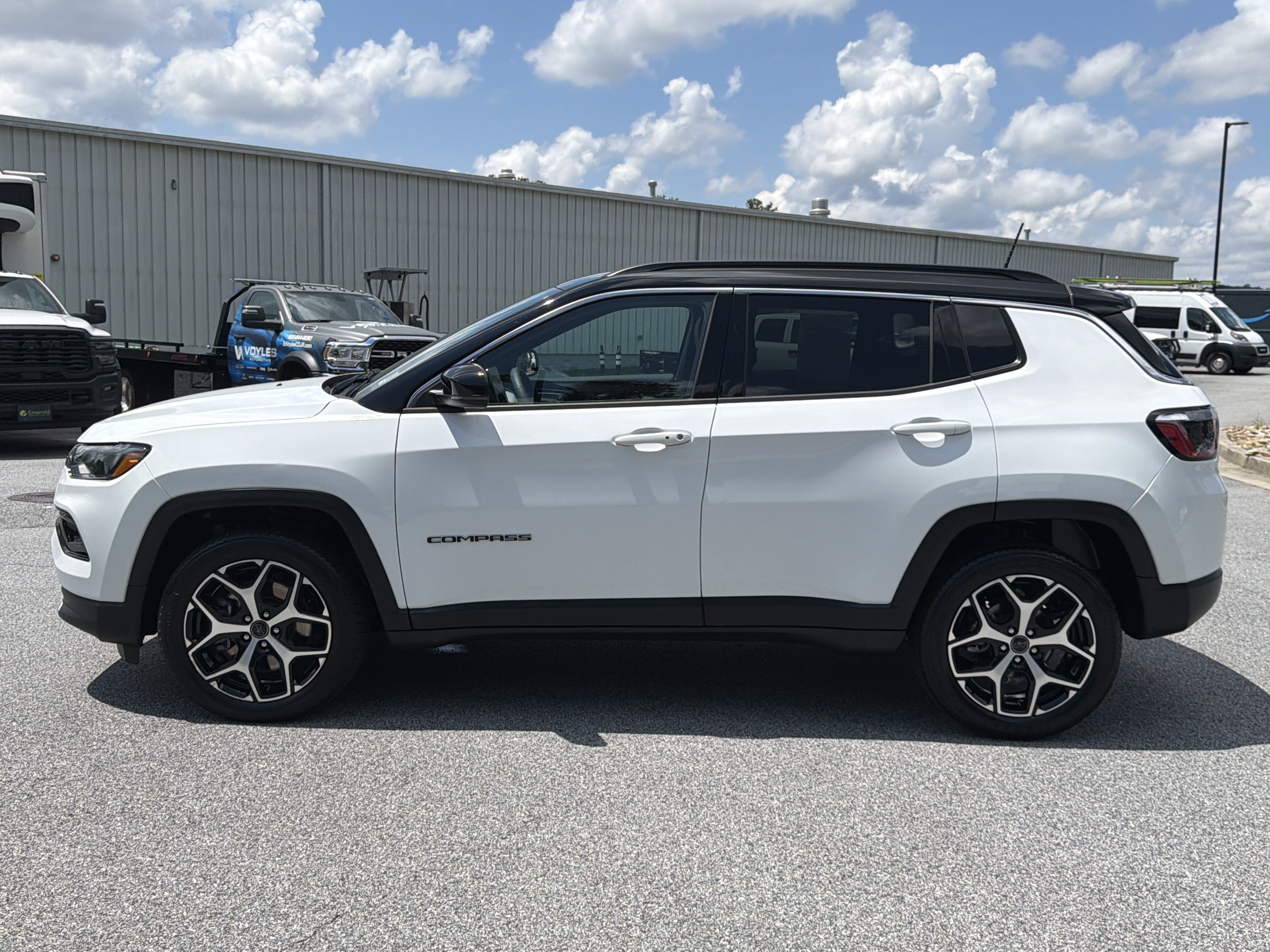 Used 2025 Bright White Clearcoat Jeep Limited image 4