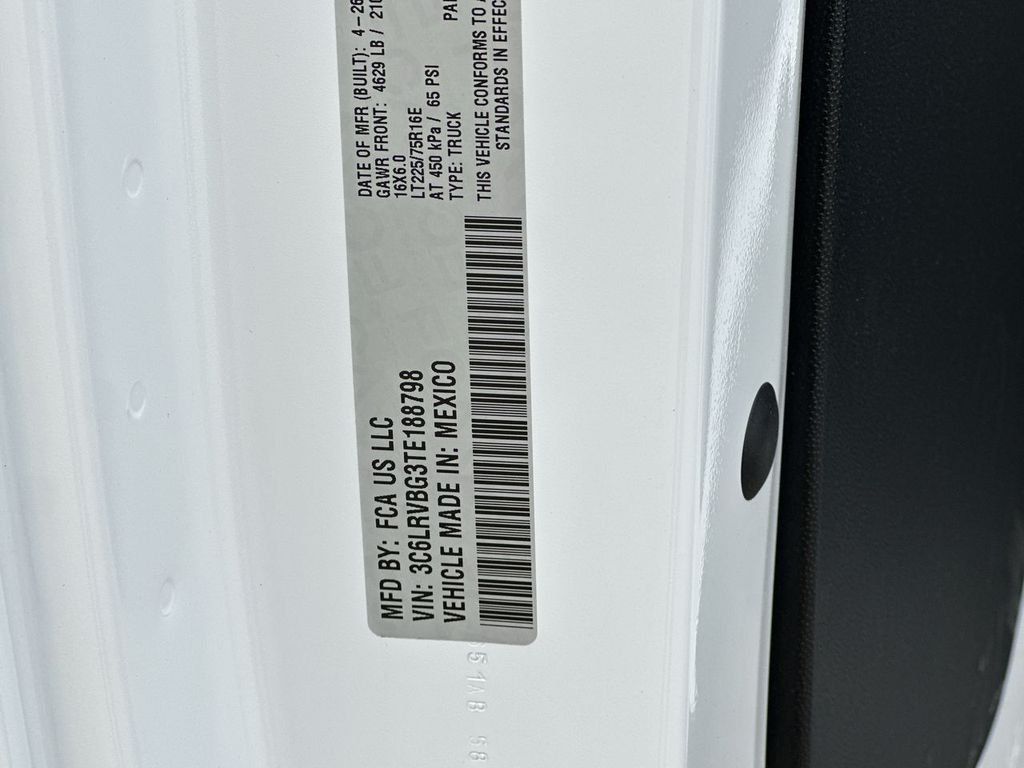 New 2026 Bright White Clear-Coat Exterior Paint RAM Base image 34